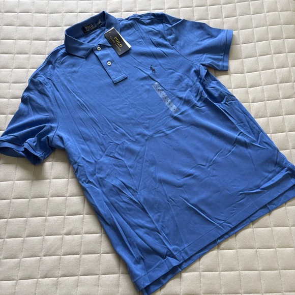 Polo by Ralph Lauren Men’s Classic Blue Polo Shirt